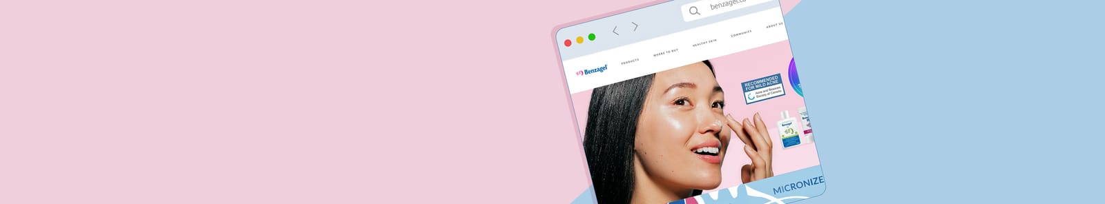 OTC/Skincare Website Design